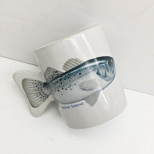 SPOTTED Speckled SEATROUT Fish Coffee Mug Cup